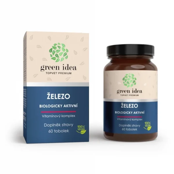 Železo - vitamínový komplex - 60 kapsúl - Green idea