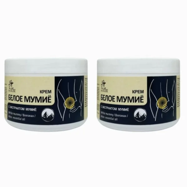 Zvýhodnený set 2x KONSKÁ SILA krém - gél BIELE MUMIO na kĺby a chrbticu - 300ml - LekoPro