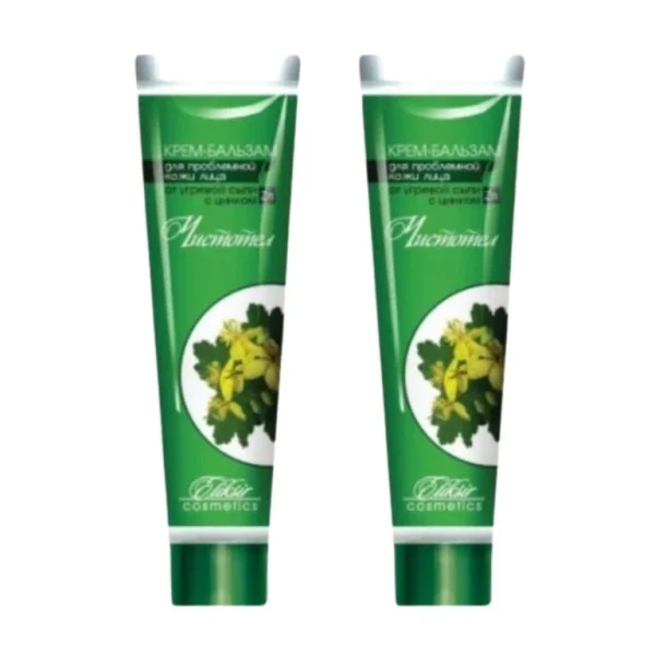 Zvýhodnený set 2x lastovičníkový krémový balzam Elixir v zelených tubách