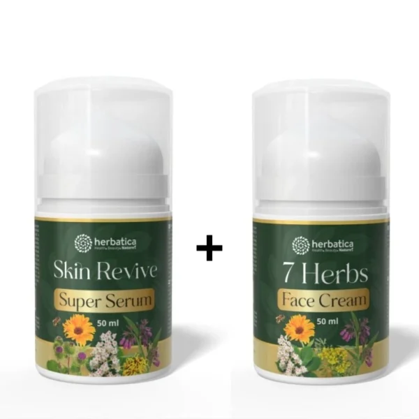 Zvýhodnený set Anti‑Age Duo – Skin Revive SuperSerum + 7 Herbs Face Cream