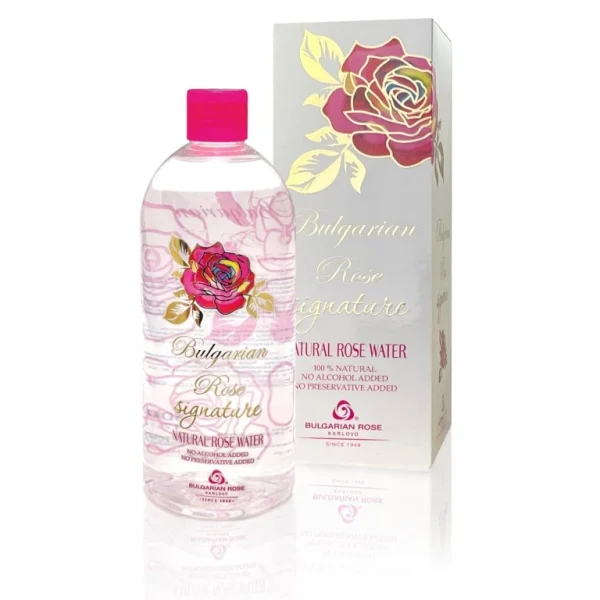 BULGARIAN ROSE SIGNATURE prírodná ružová voda 500 ml - Bulgarian Rose Karlovo