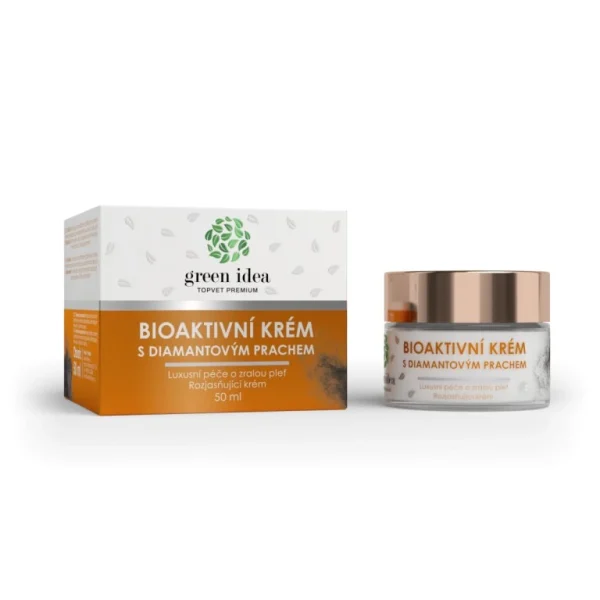 Bioaktívny krém s diamantovým prachom – 50 ml – Green idea