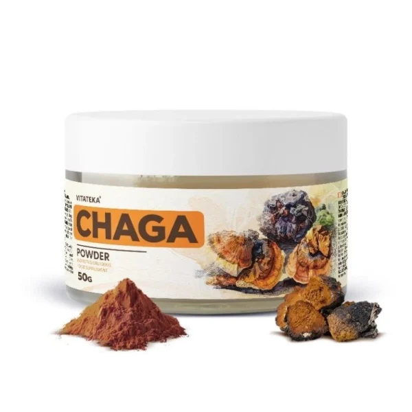 Čaga prášok 50 g Vitateka v balení
