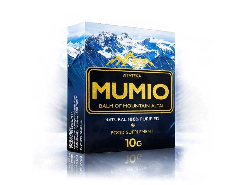 Čistené mumio shilajit 10 g Vitateka balenie produktu