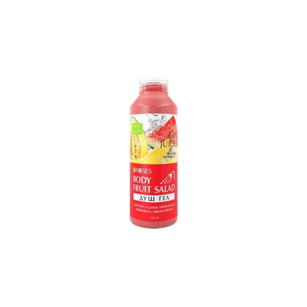 FRUIT SALAD – Prírodný sprchový gél vodný melón, cukrový melón & med 330 ml - NATURE OF AGIVA