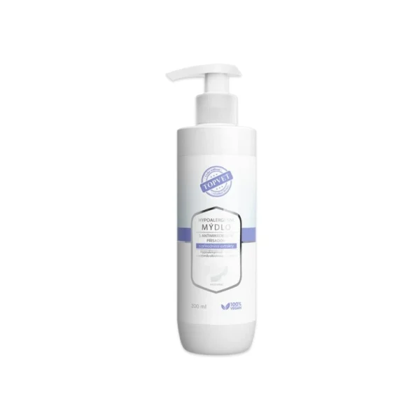 Hypoalergénne mydlo s antimikrobiálnou prísadou s prírodnými extraktmi 200 ml – Green idea