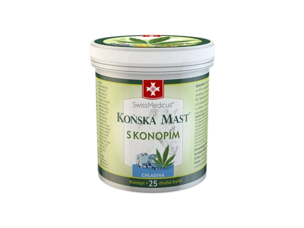 Konská masť s konope chladivá 250 ml SwissMedicus