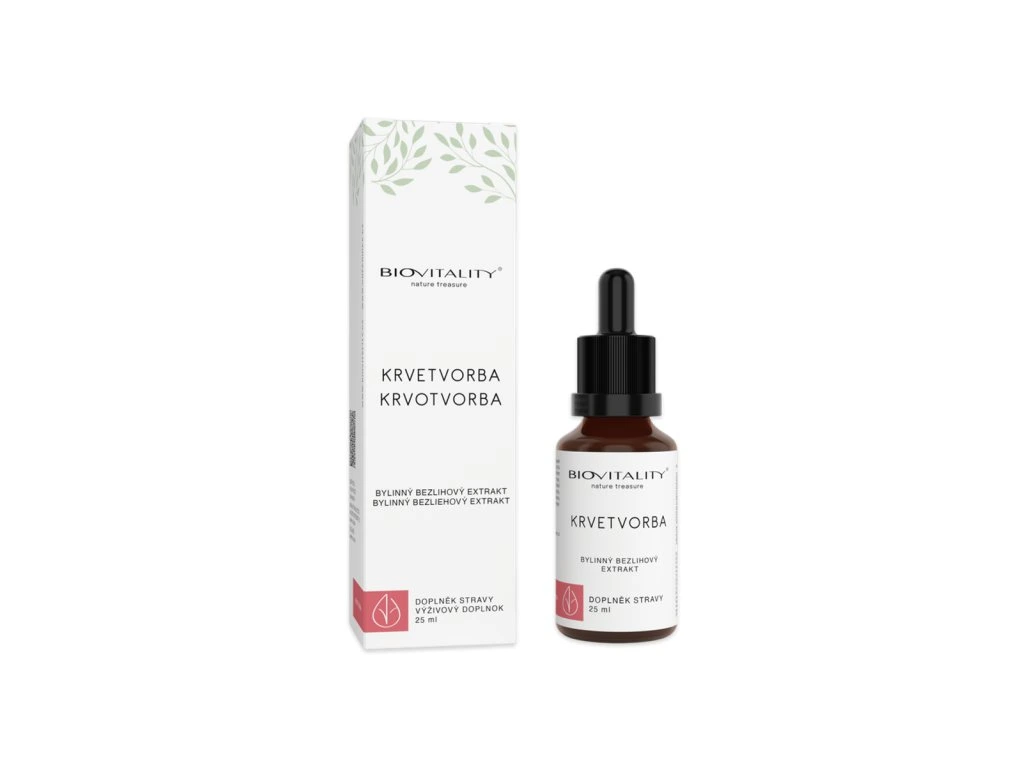 Krvotvorba bezalkoholová tinktúra 25 ml Green idea