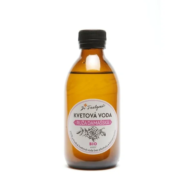 Kvetová voda z ruže damašskej BIO - 250 ml - Dr. Feelgood