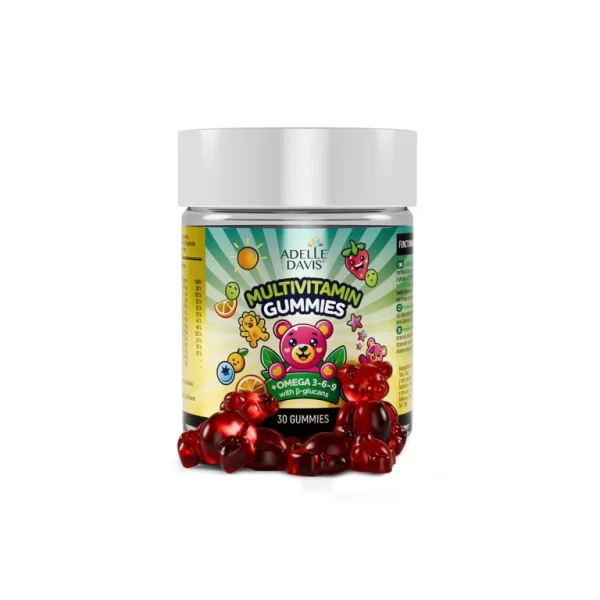 MULTIVITAMIN GUMMIES + OMEGA 3 a Betaglukan pre deti od 3 rokov - Adelle Davis