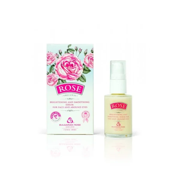 ROSE ORIGINAL – rozjasňujúce a vyhladzujúce sérum na tvár a okolie očí 30 ml - Bulgarian Rose Karlovo