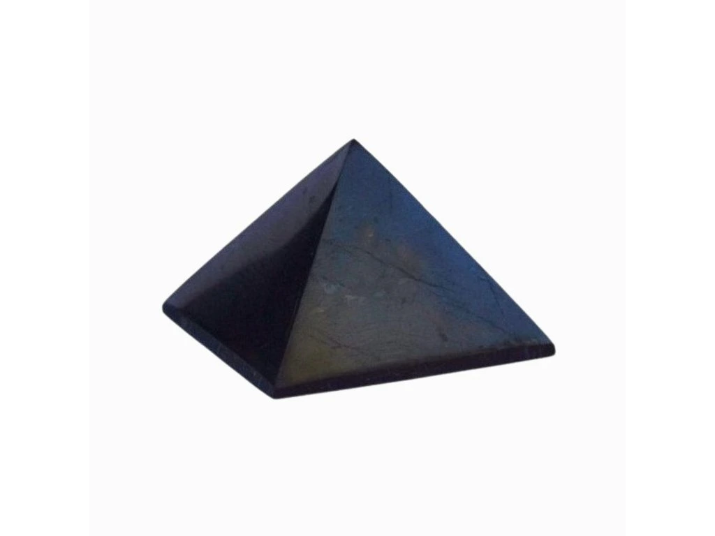 Šungitová pyramída z pravého šungitu na stôl