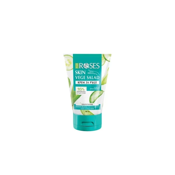 VEGE SALAD – Hydratačný krém na ruky s extraktom z uhorky a aloe vera 100 ml - NATURE OF AGIVA