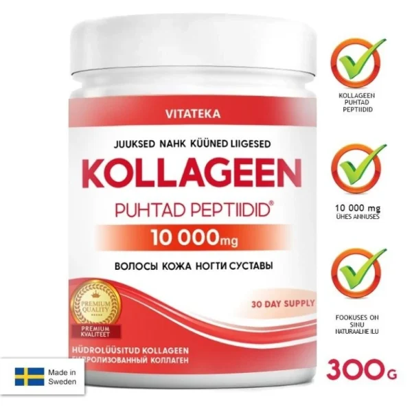 Živočíšny kolagén 10000 mg Vitateka 300 g