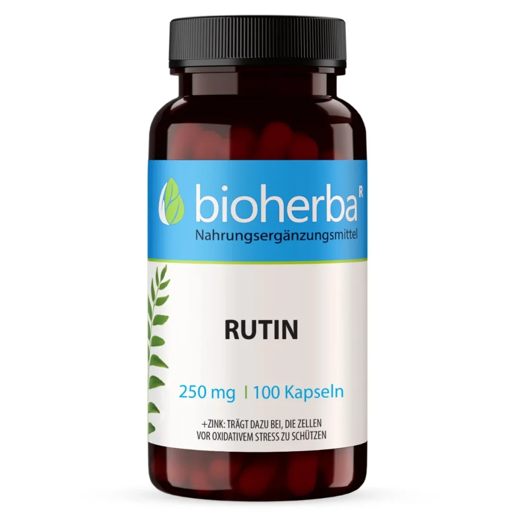 Rutín 250 mg so zinkom Bioherba 100 kapsúl