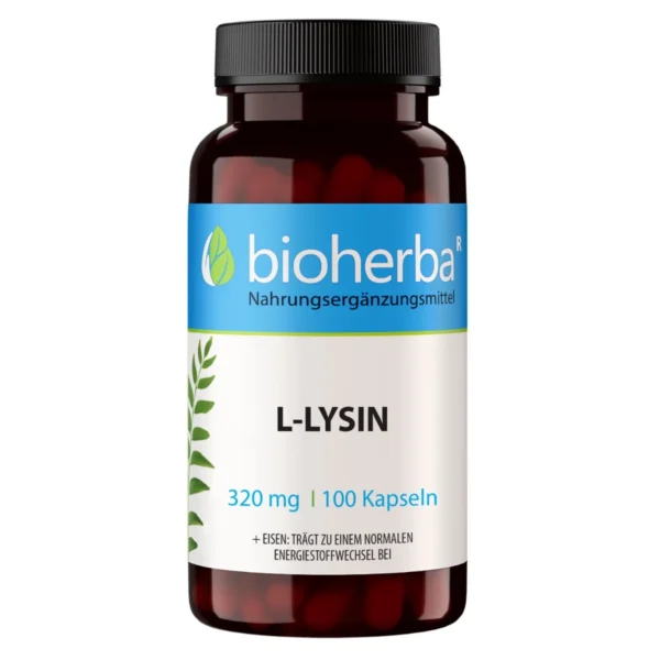 L-lyzín 320 mg so železom Bioherba 100 kapsúl