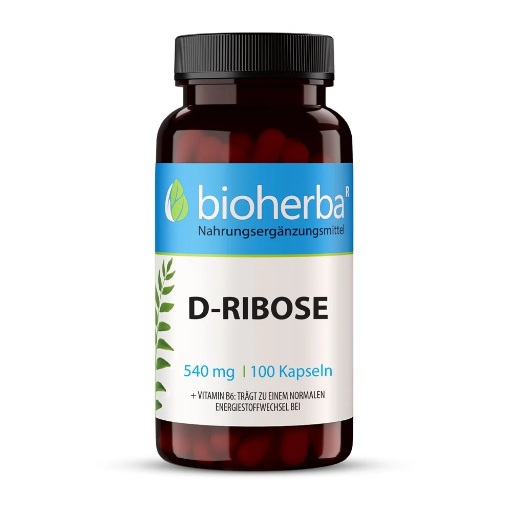 D-ribóza 540 mg Bioherba 100 kapsúl