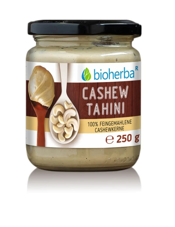 Kešu tahini Bioherba 250 g v pohári
