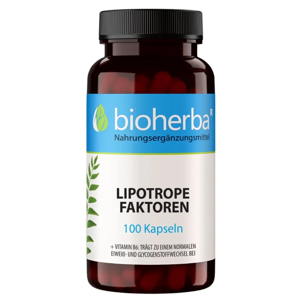 Lipotropné faktory Bioherba 100 kapsúl