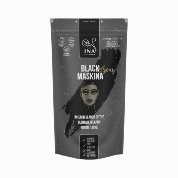Cierna pletova maska na mastnu plet INA Essentials 60 g