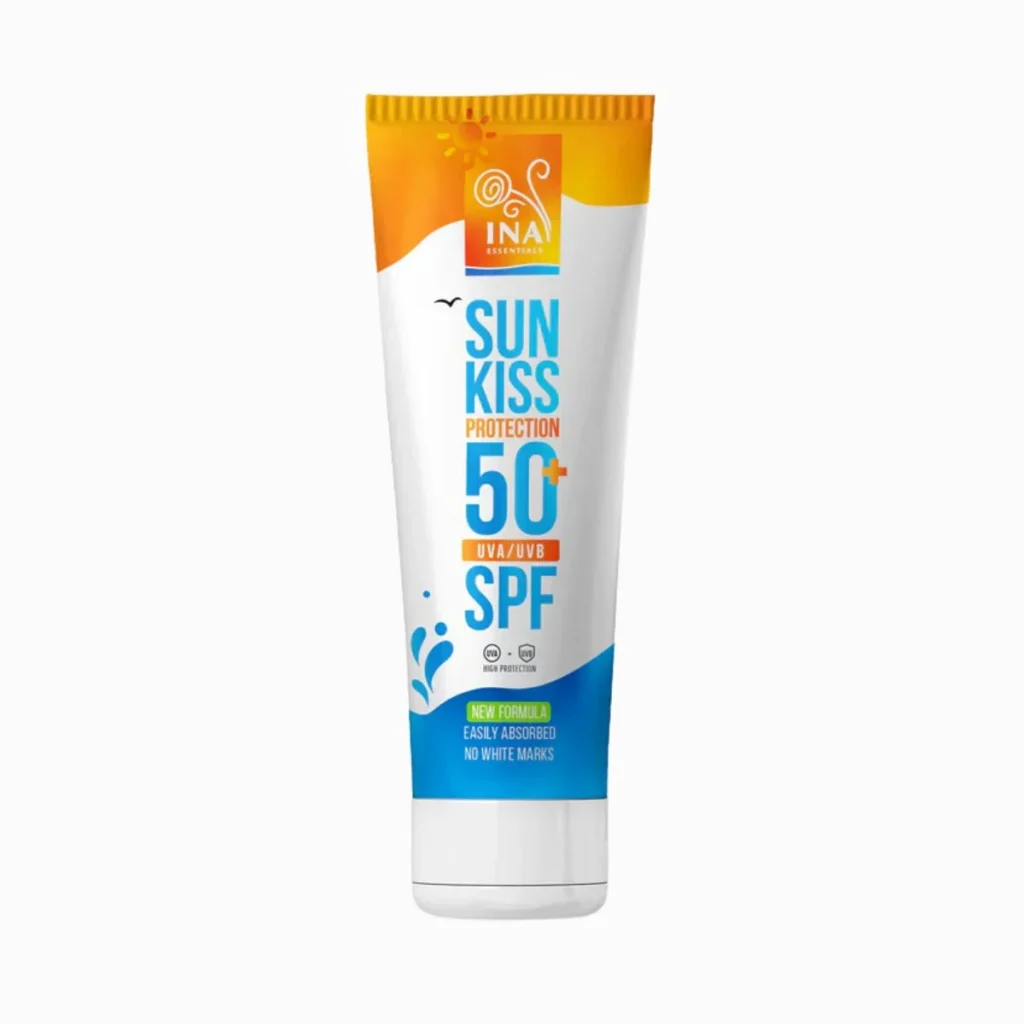 Prírodný opaľovací krém SPF 50+ INA Essentials 100 ml