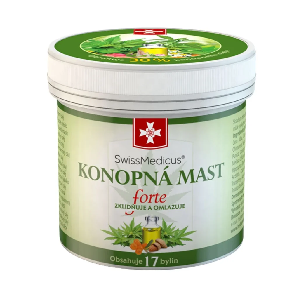 Konopná masť Forte SwissMedicus 125 ml