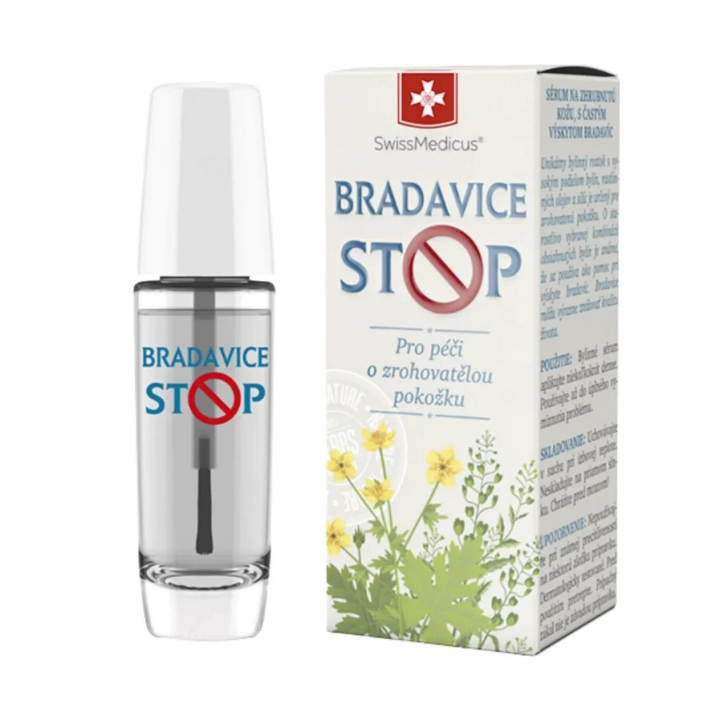 Sérum na zrohovatenú pokožku SwissMedicus BradaviceStop 10 ml