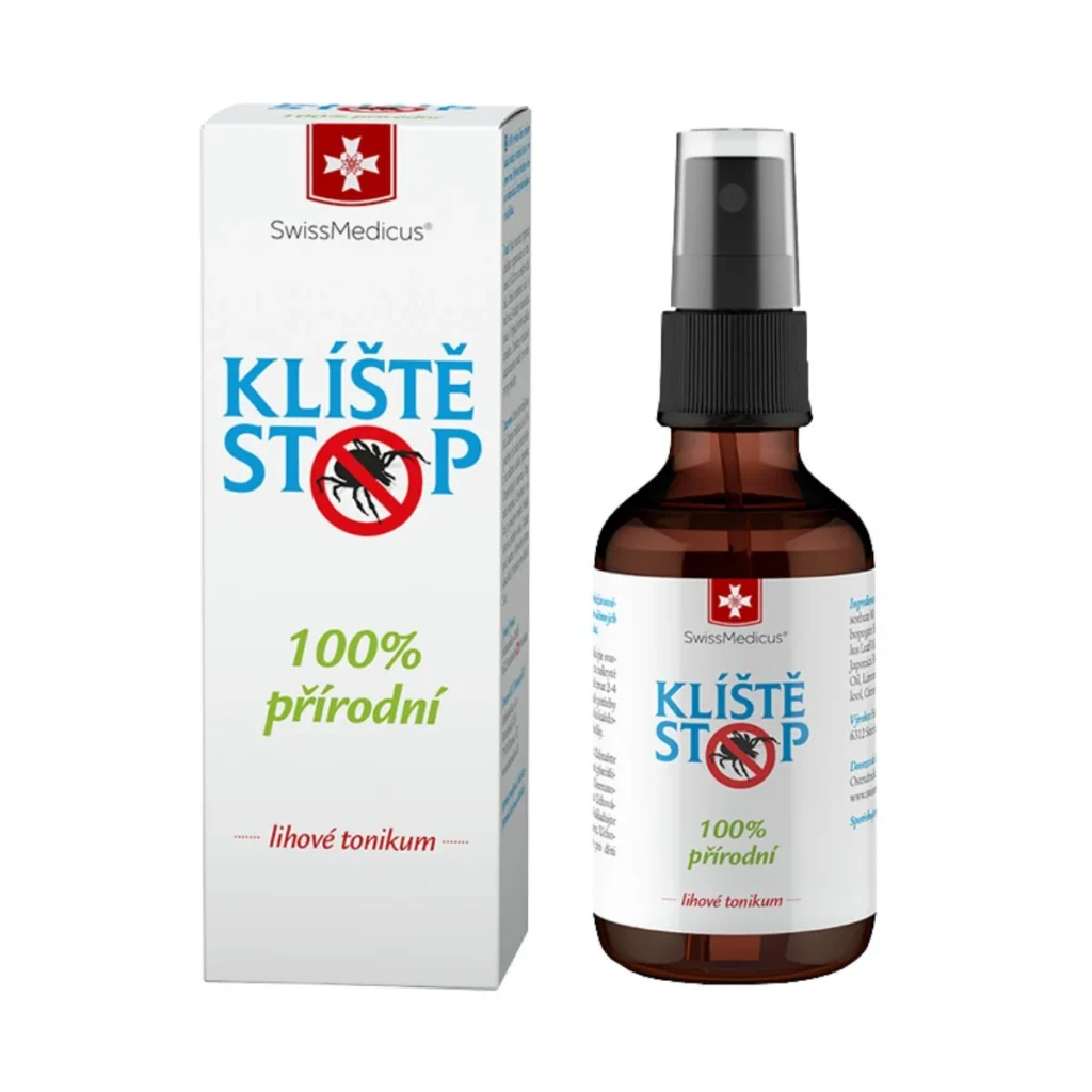 Prírodné tonikum proti kliešťom SwissMedicus KliešteStop 100 ml
