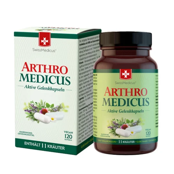 Kĺbová výživa ArthroMedicus SwissMedicus 120 kapsúl