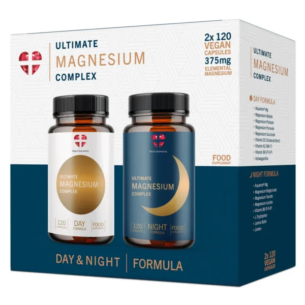 Magnesium complex day night Heart Elements 2x 120 kapsúl