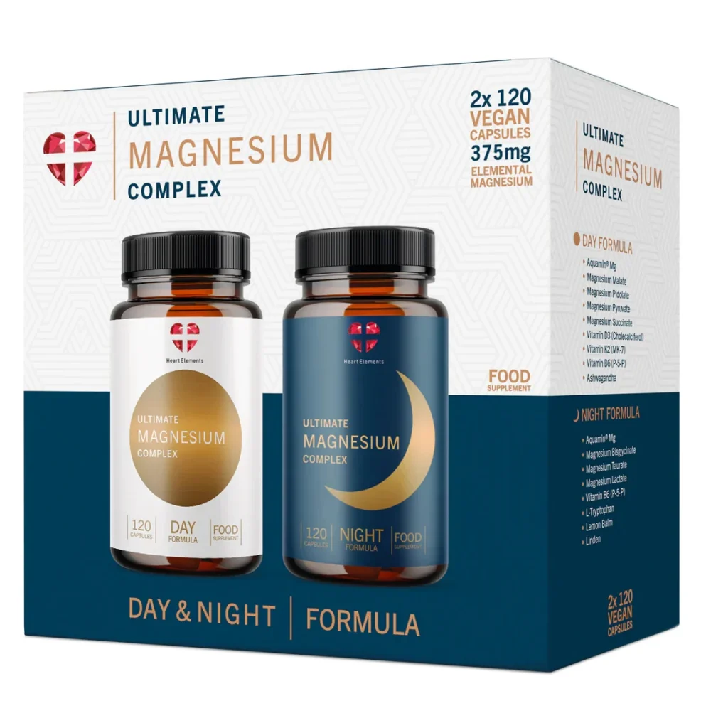 Magnesium complex day night Heart Elements 2x 120 kapsúl