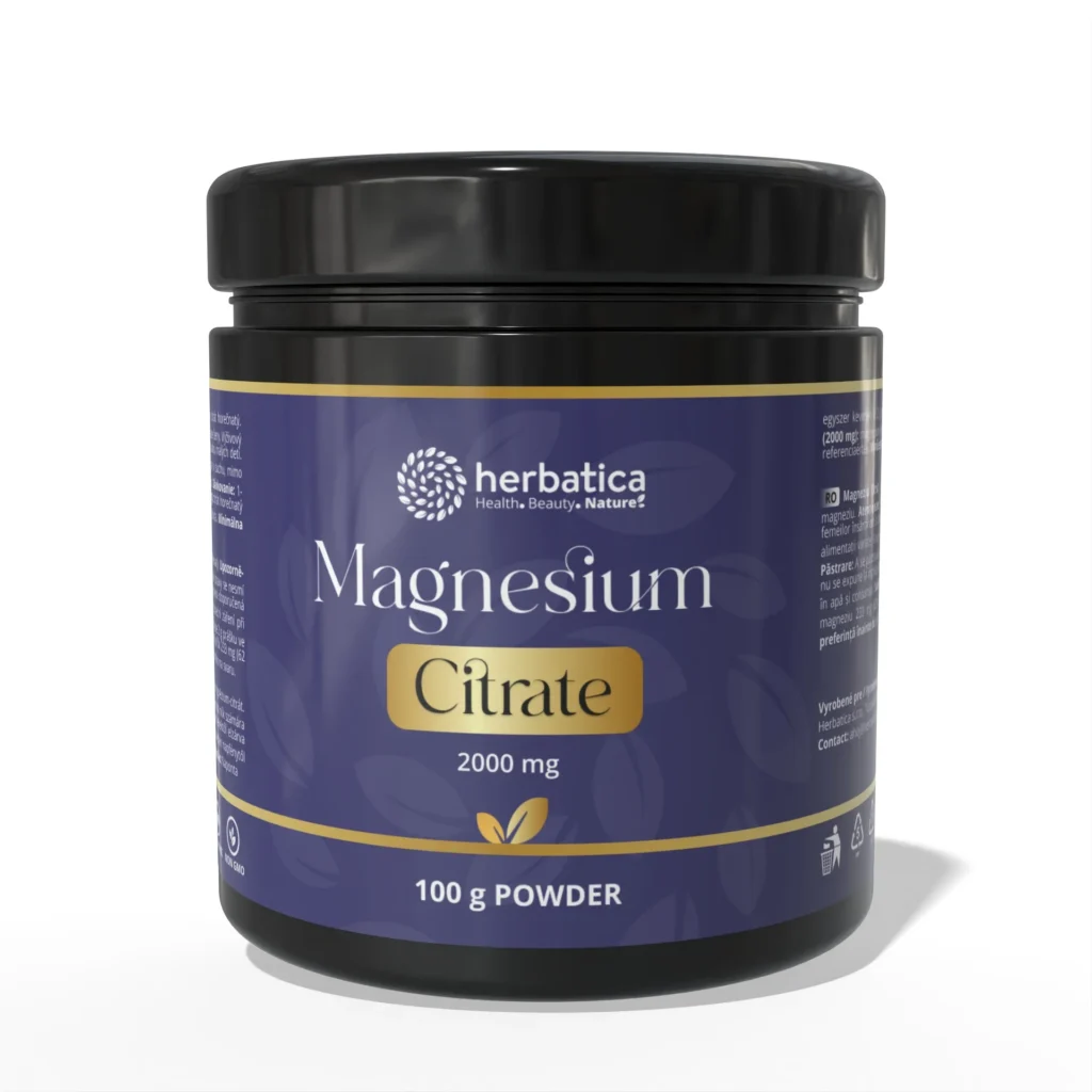 Magnézium citrát prášok Herbatica 100 g